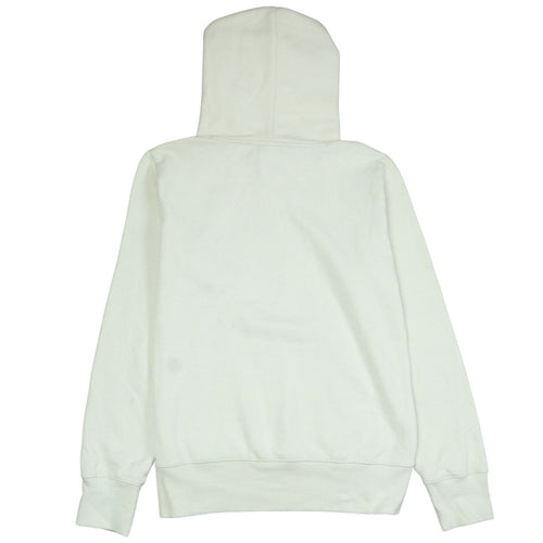 Champion Womens Beige Hoodie Medium Pullover Logo Hooded Sweatshirt