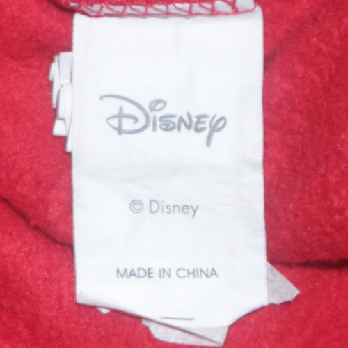 Disney Women Red Mickey Mouse Pullover Sweatshirt Size S