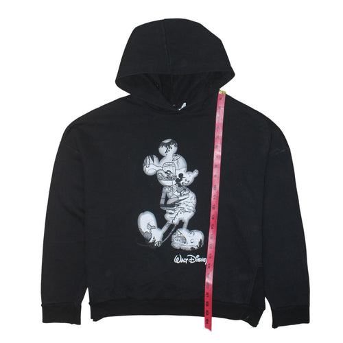 Disney x Primark Women Black Small Hooded Mickey Mouse Hoodie 10/12