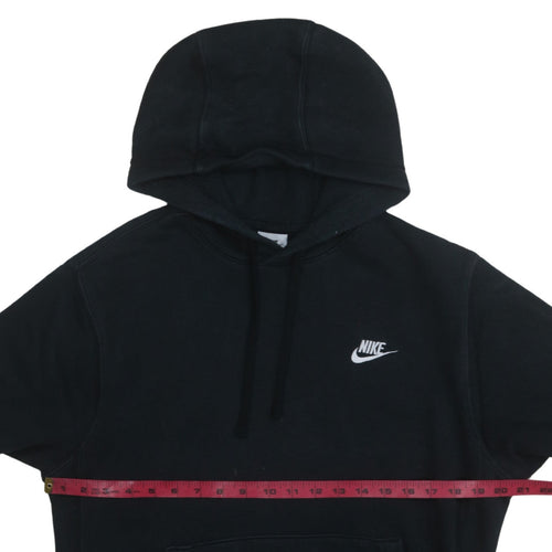 Nike Men's Black Pullover Hoodie Small Fleece Logo Sportswear