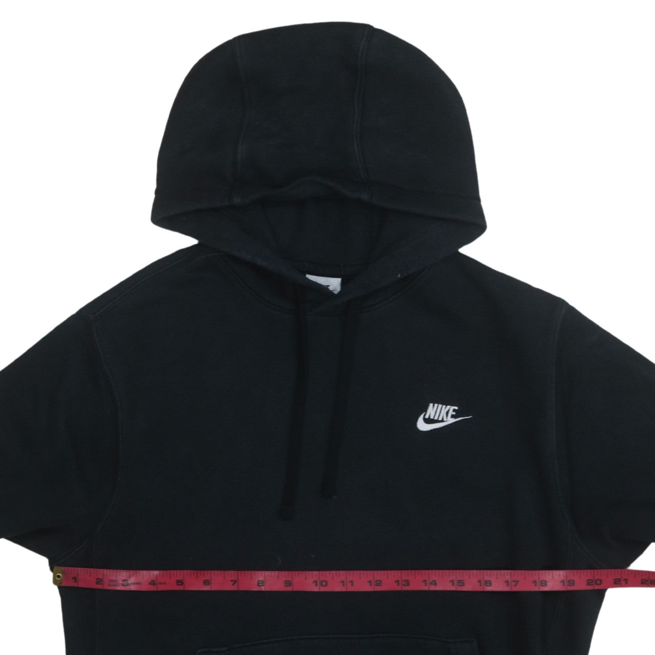 Nike Men's Black Pullover Hoodie Small Fleece Logo Sportswear