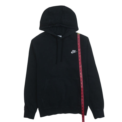Nike Men's Black Pullover Hoodie Small Fleece Logo Sportswear