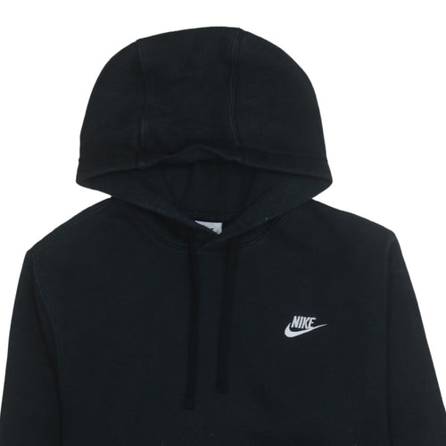 Nike Men's Black Pullover Hoodie Small Fleece Logo Sportswear