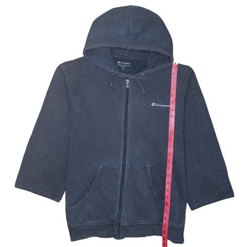 Champion Men's Blue XL Full Zip Hoodie Sweatshirt