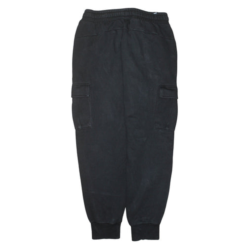 Puma Men's Black Cargo Jogger Trousers Size M Regular Fit