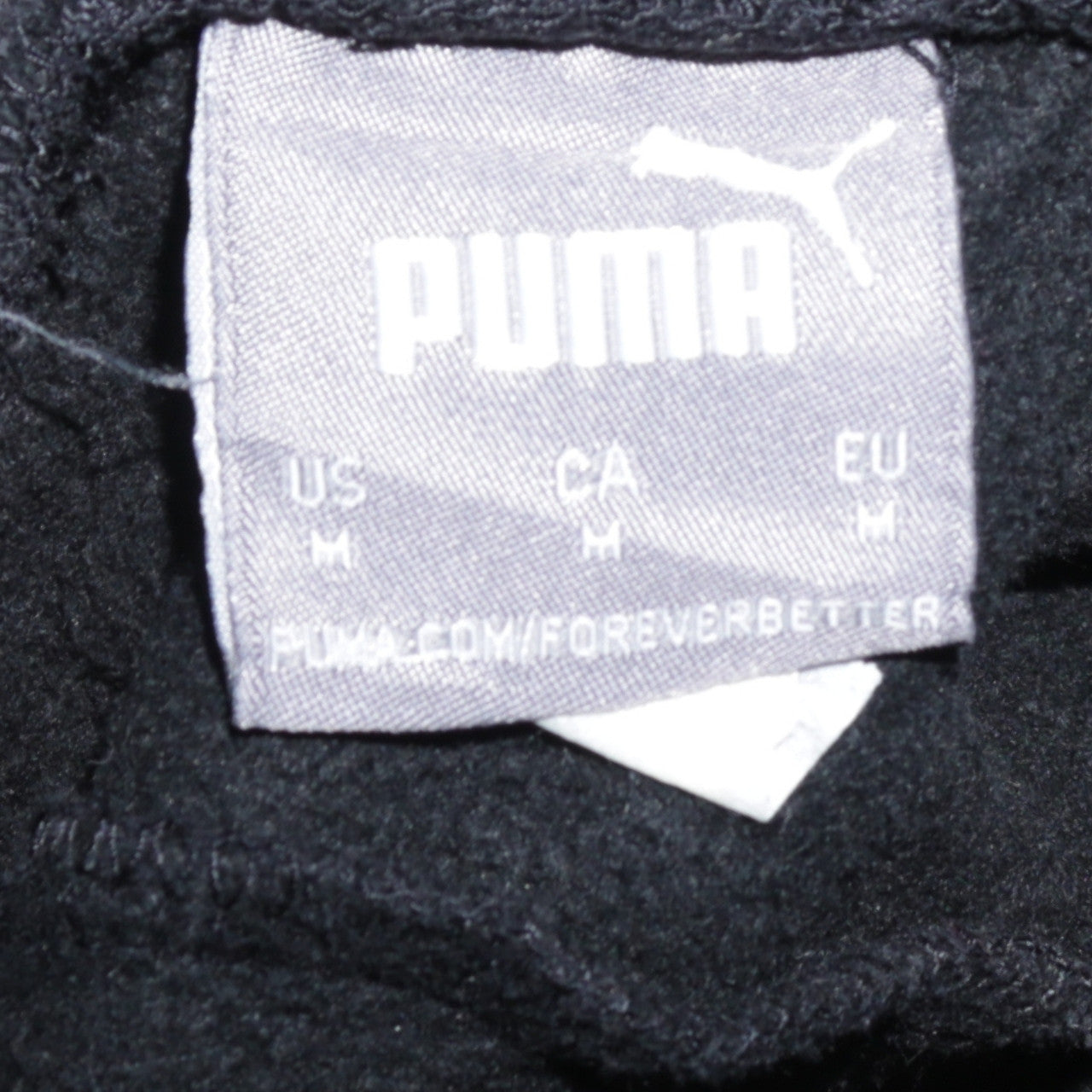 Puma Men's Black Cargo Jogger Trousers Size M Regular Fit