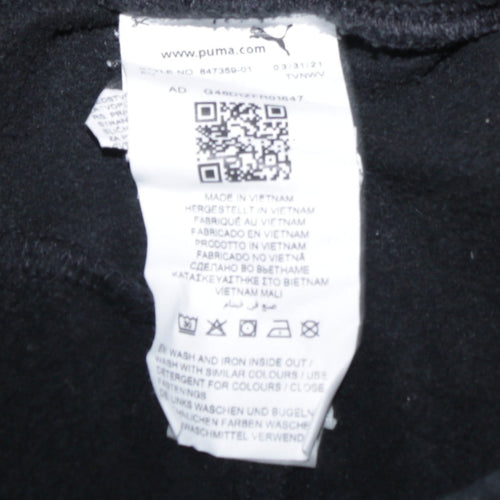 Puma Men's Black Cargo Jogger Trousers Size M Regular Fit