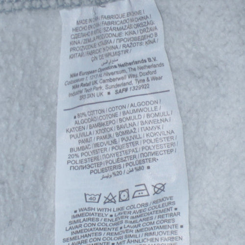 Nike Men's Grey XS Crew Neck Pullover Sweatshirt