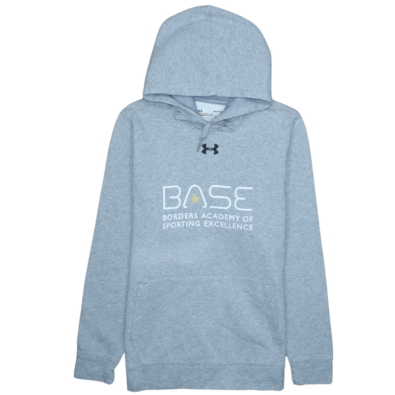 Under Armour Men's Grey Pullover Hoodie BASE ColdGear Size S
