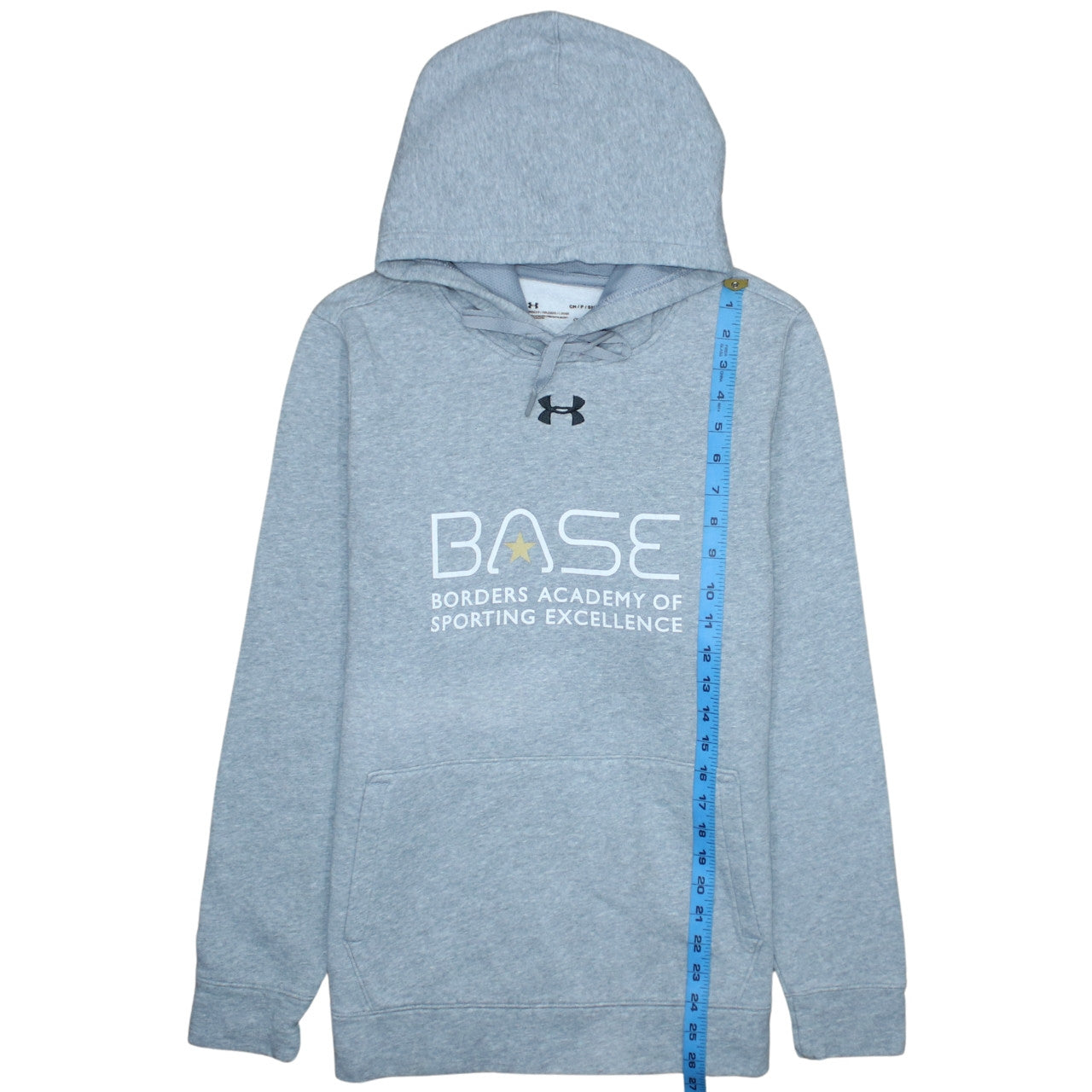 Under Armour Men's Grey Pullover Hoodie BASE ColdGear Size S