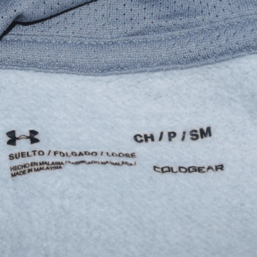 Under Armour Men's Grey Pullover Hoodie BASE ColdGear Size S