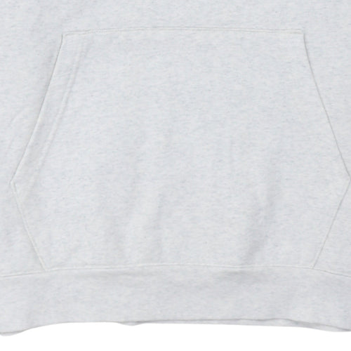 Jordan Men's Grey Pullover Hoodie Medium Logo Sportswear