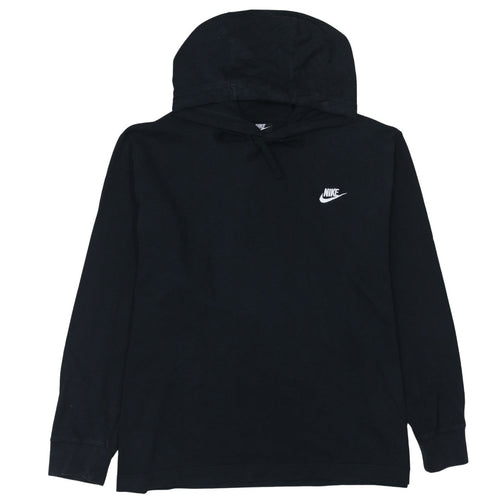 Nike Men's Black XL Pullover Hoodie Lightweight Cotton Sportswear