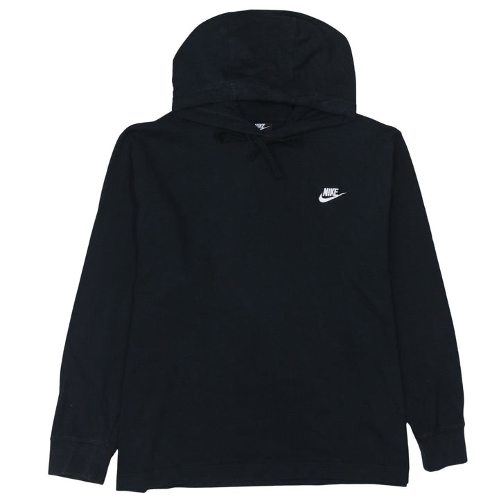 Nike Men's Black XL Pullover Hoodie Lightweight Cotton Sportswear