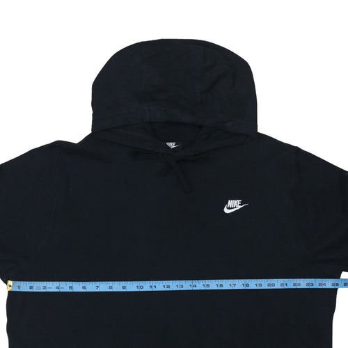 Nike Men's Black XL Pullover Hoodie Lightweight Cotton Sportswear