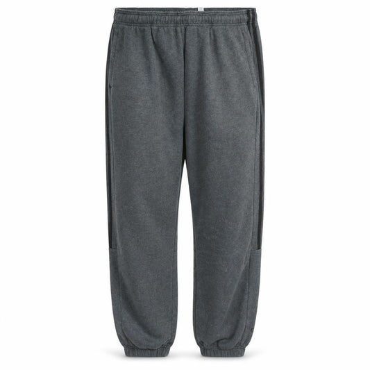 Front view of Fila Men's Grey Jogger Sweatpants S Regular Fit Comfortable Trousers