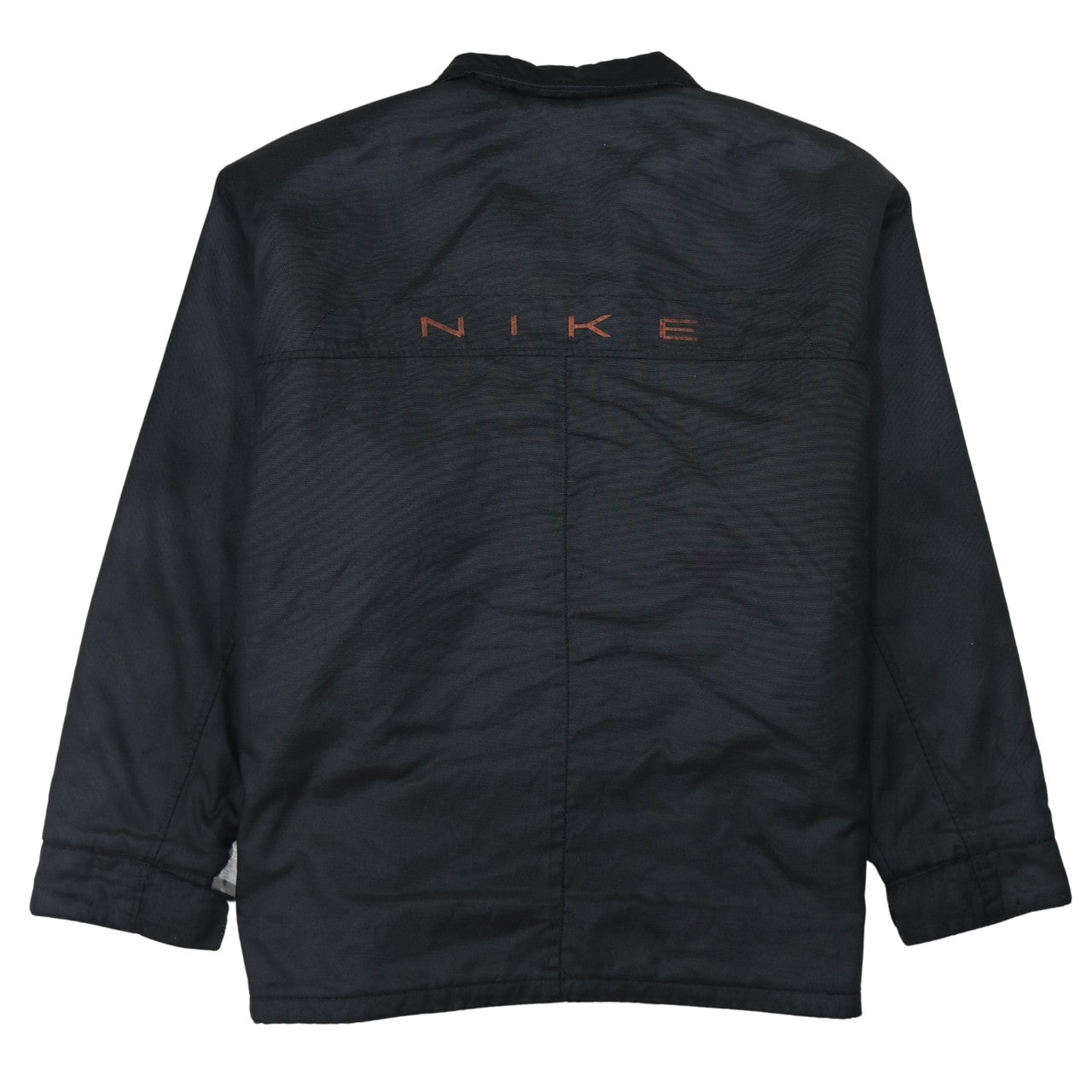 Nike Mens Black L Full Zip Logo Winter Softshell Jacket