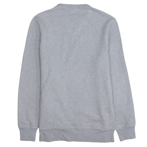 Levi's Mens Grey Sweatshirt S Regular Fit Crew Neck Logo Pullover