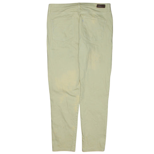 Levi's Women's Beige High Rise Demi Curve Straight Jeans Size 31
