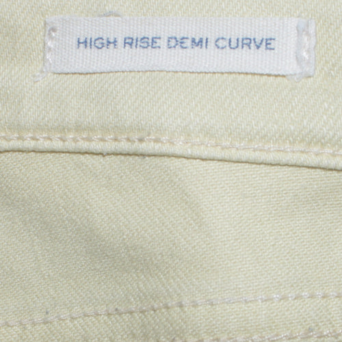 Levi's Women's Beige High Rise Demi Curve Straight Jeans Size 31