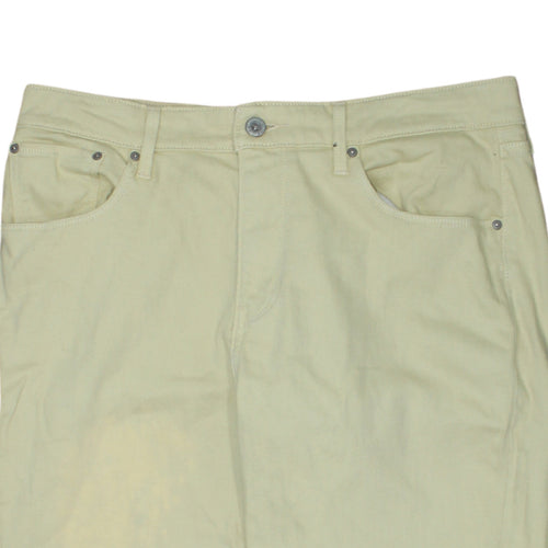 Levi's Women's Beige High Rise Demi Curve Straight Jeans Size 31