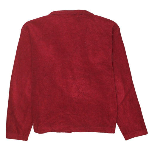 Columbia Men's Red Fleece Full Zip Jacket XL Outdoor Casual