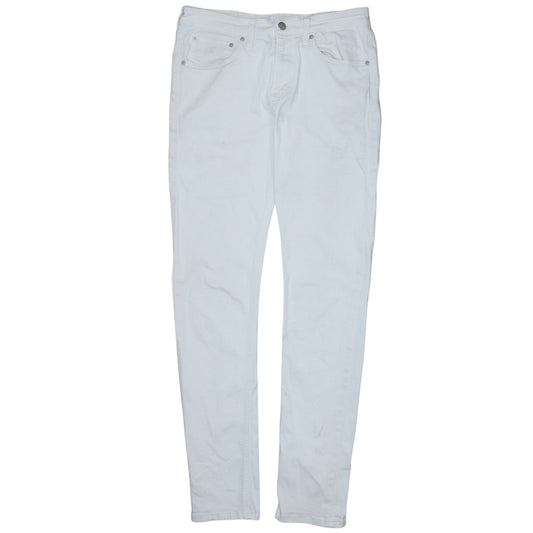 Calvin Klein Jeans Womens White Slim Fit Stretch Skinny Jeans W30 L32