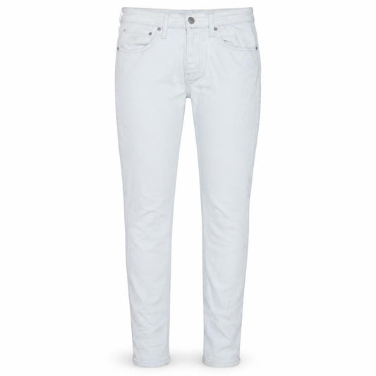 Front view of Calvin Klein Jeans women’s white slim fit stretch skinny jeans w30 l32