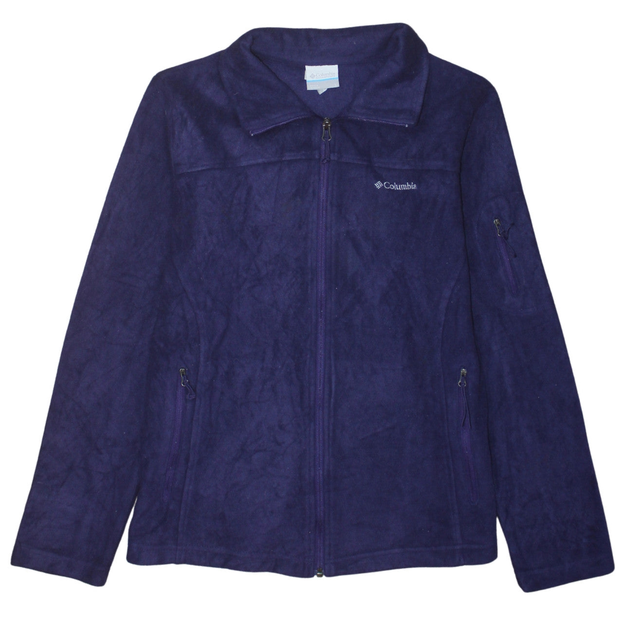 Columbia Women's Purple Fleece Zip Jacket Size L Outdoor Casual