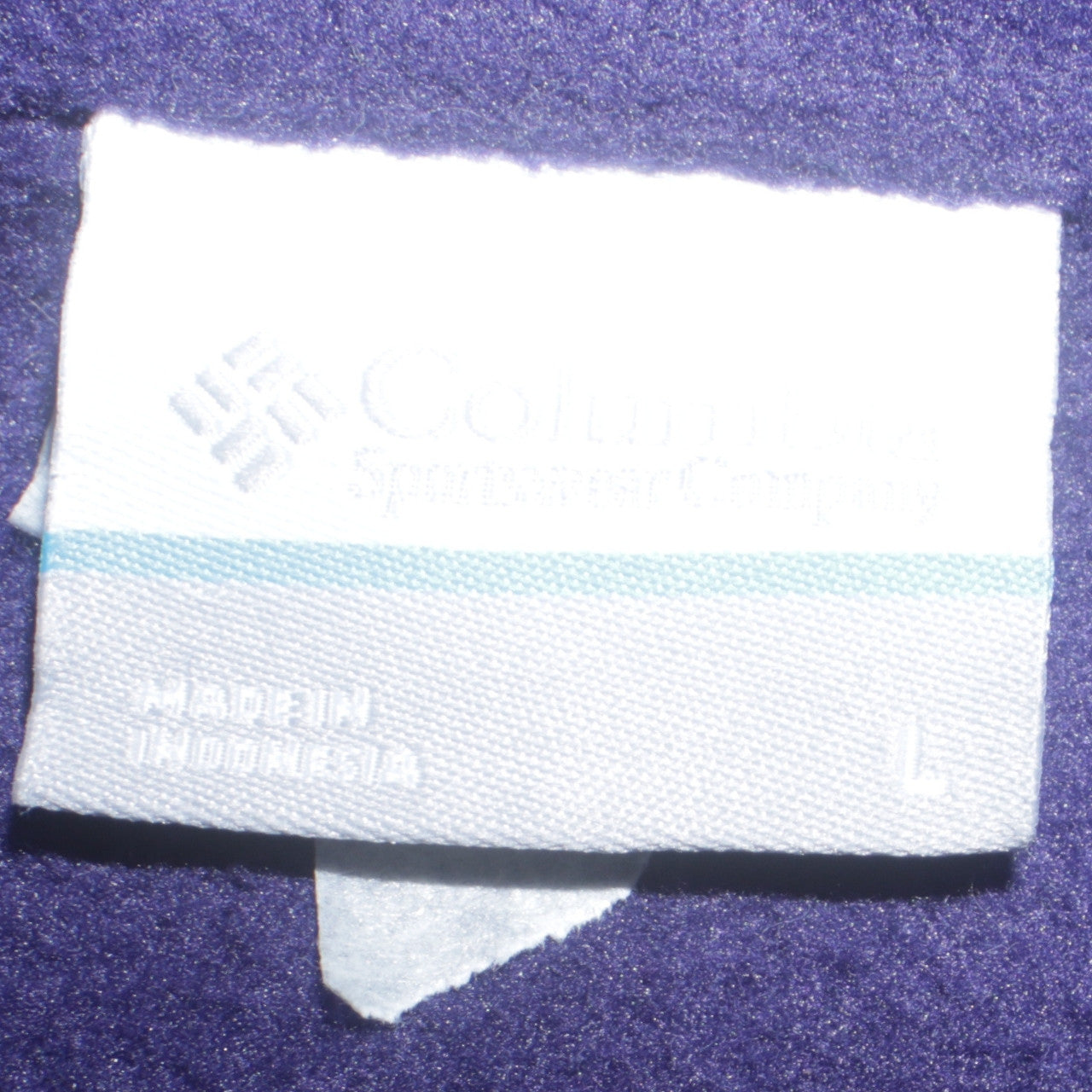 Columbia Women's Purple Fleece Zip Jacket Size L Outdoor Casual