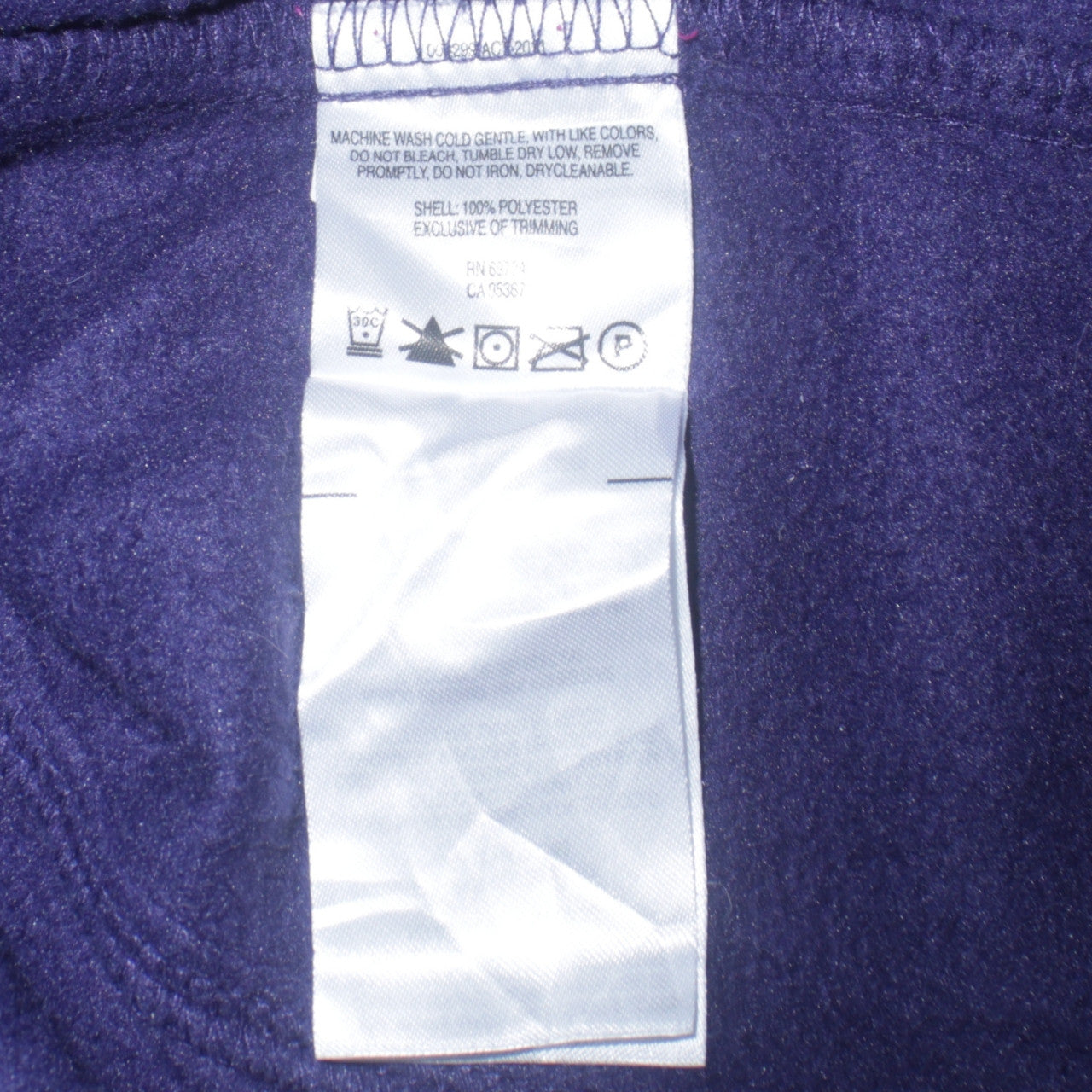 Columbia Women's Purple Fleece Zip Jacket Size L Outdoor Casual