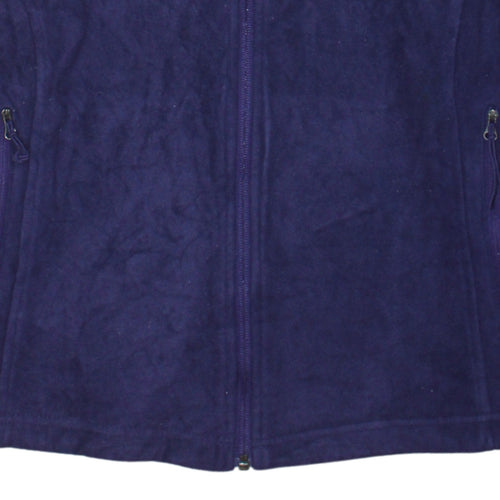 Columbia Women's Purple Fleece Zip Jacket Size L Outdoor Casual