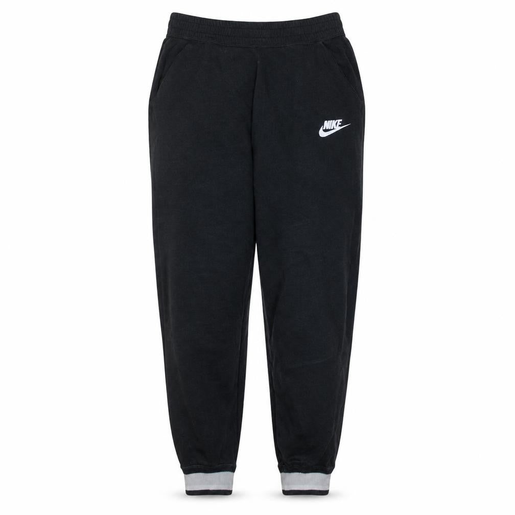 Front view of Nike Men's Black Regular Fit Tapered Sweatpants S