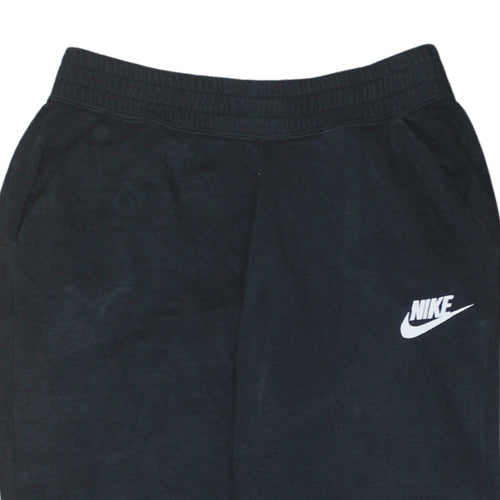 Nike Men's Black Regular Fit Tapered Sweatpants S