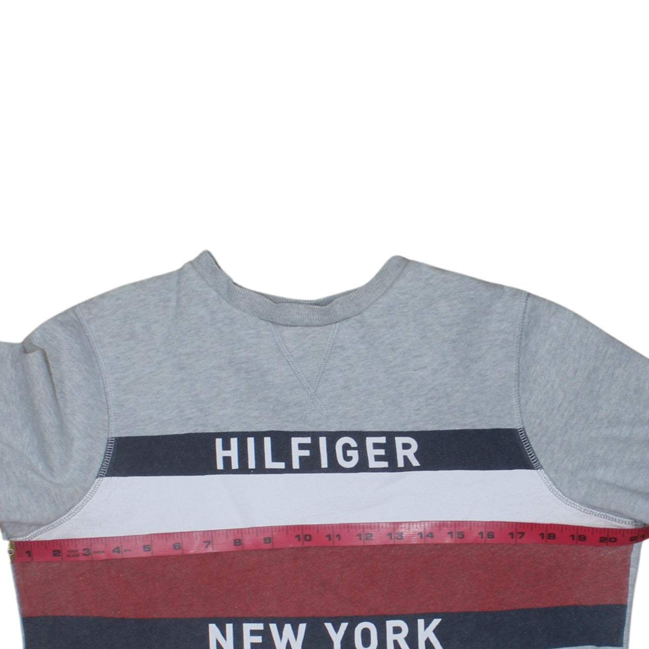Tommy Hilfiger Men's Grey Sweatshirt Crew Neck Pullover Size M