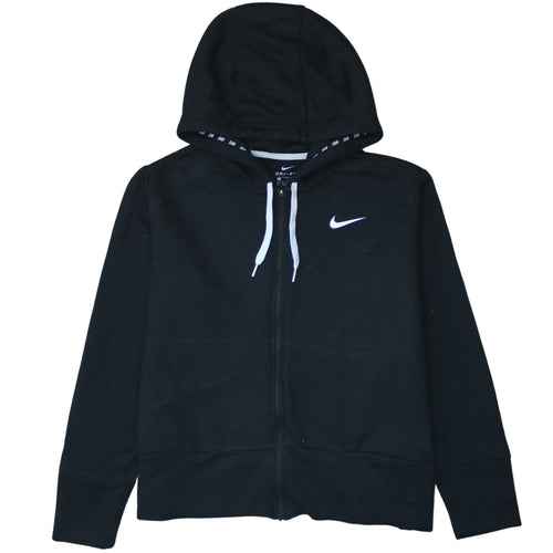 Nike Mens Black Dri-Fit Full Zip Hoodie L Hooded Sweatshirt