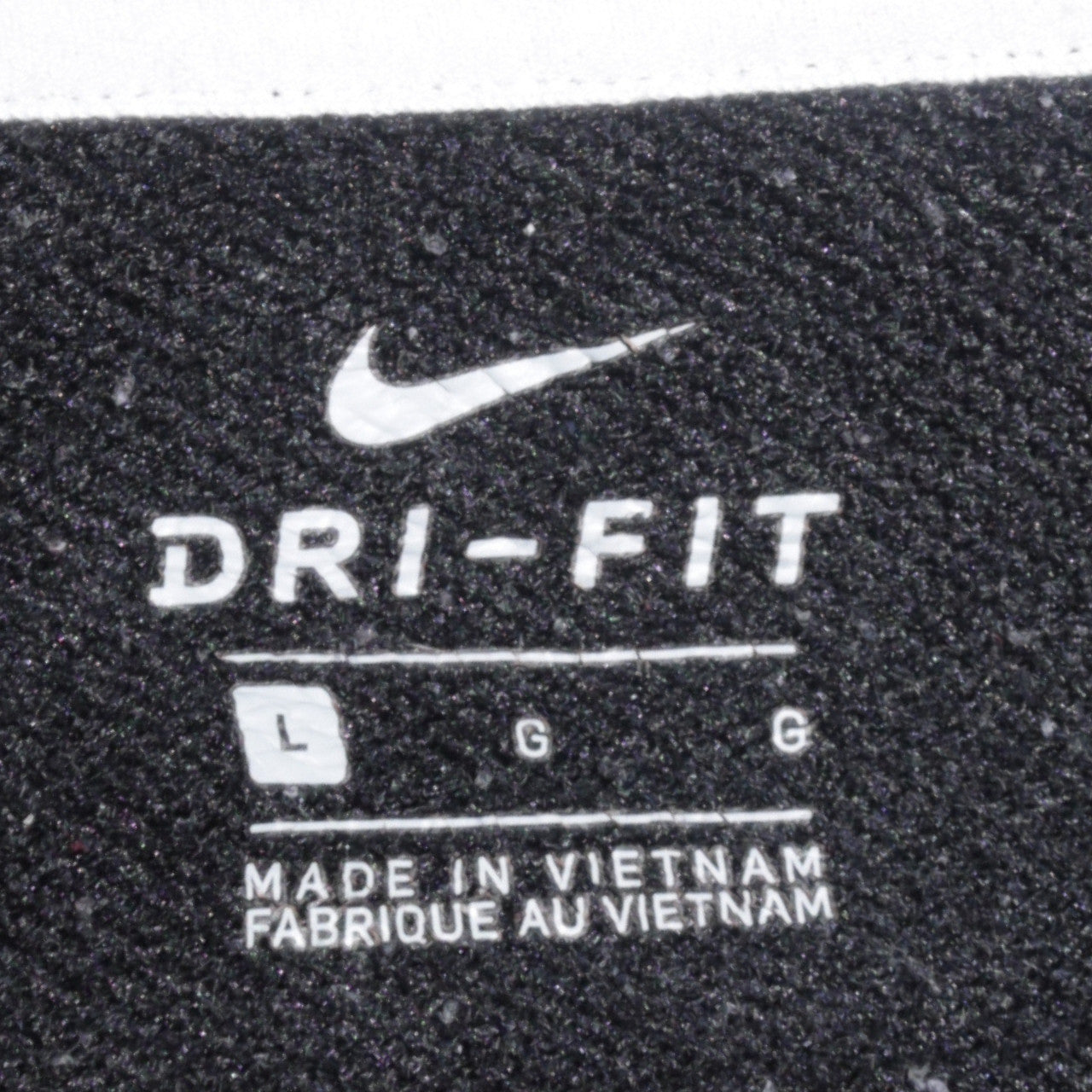 Nike Mens Black Dri-Fit Full Zip Hoodie L Hooded Sweatshirt