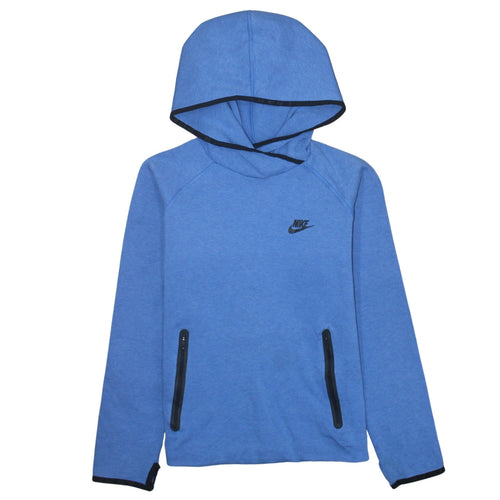 Nike Men's Blue Pullover Hoodie Size L Lightweight Sportswear