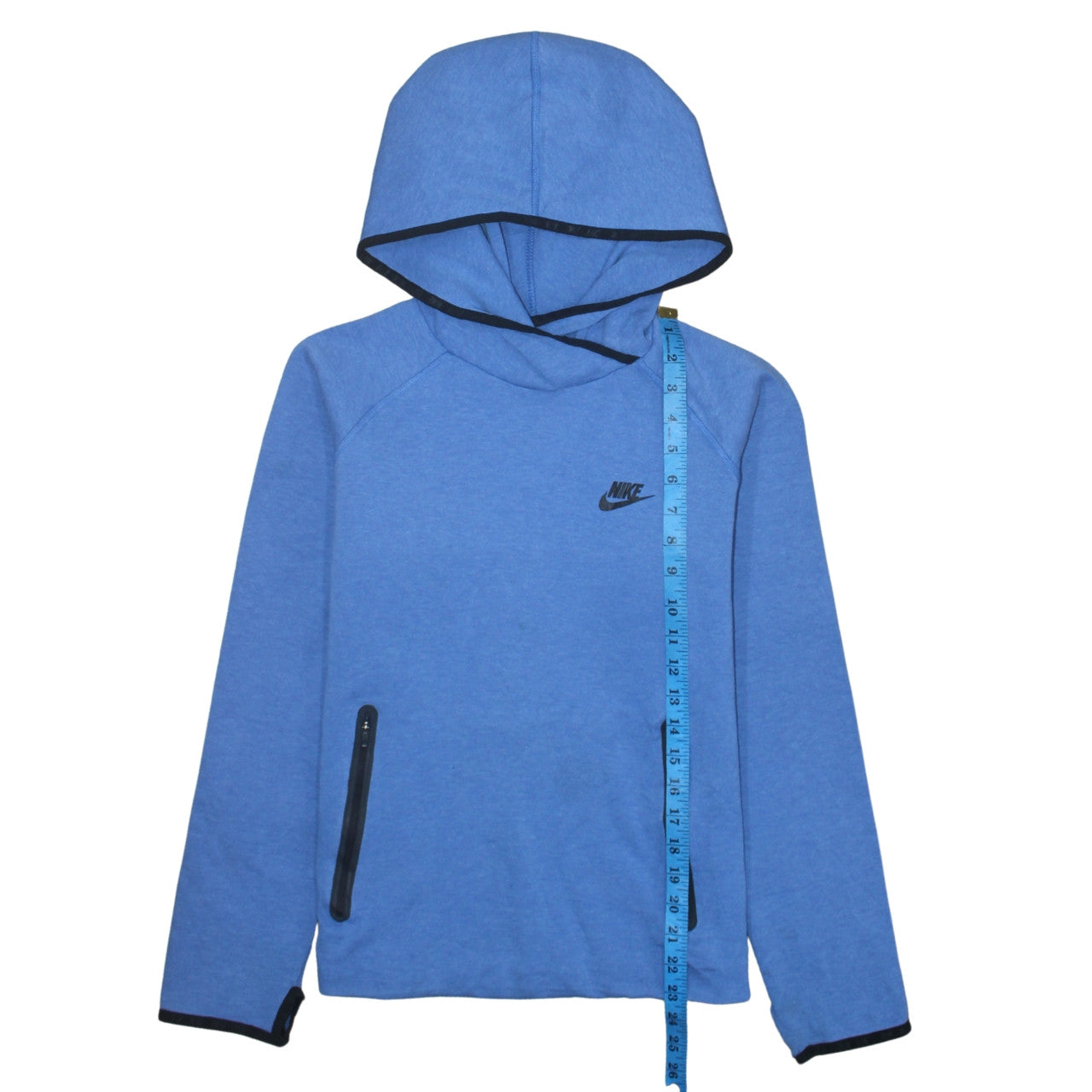 Nike Men's Blue Pullover Hoodie Size L Lightweight Sportswear