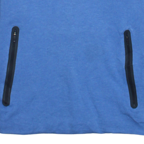 Nike Men's Blue Pullover Hoodie Size L Lightweight Sportswear