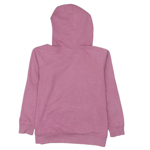 Reebok Womens Pink Pullover Hoodie Size L Cotton Blend Sportswear