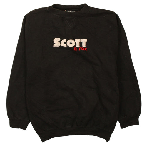 Scott & Fox Boys Black Crew Neck Pullover Sweatshirt Size 16 Years