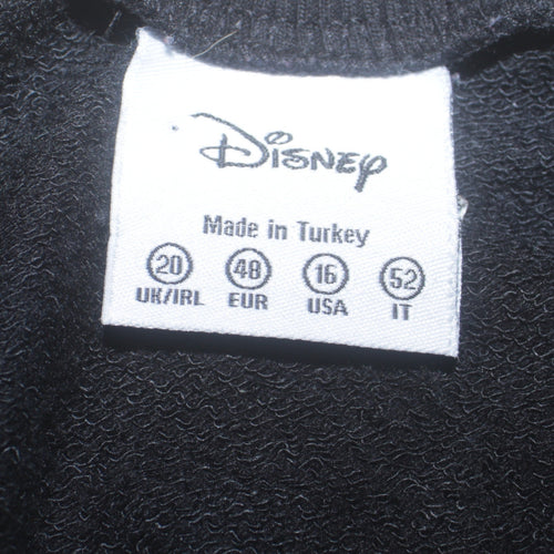 Disney Atmosphere Women's Black Minnie Mouse Sweatshirt Size 20