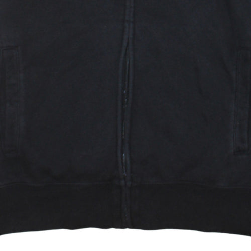 Champion Men's Black Full Zip Fleece Sweatshirt Medium