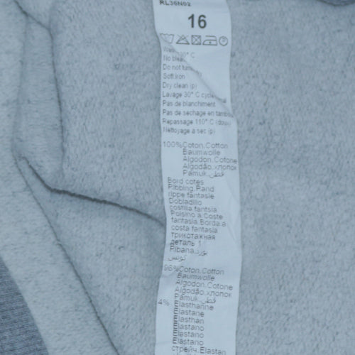 Levi's Boys Grey Logo Crew Neck Cotton Sweatshirt Size 16 Years