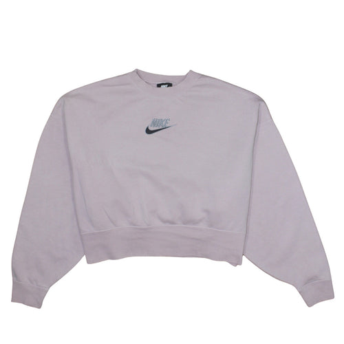 Nike Women's Lilac Crew Neck Pullover Sweatshirt XS