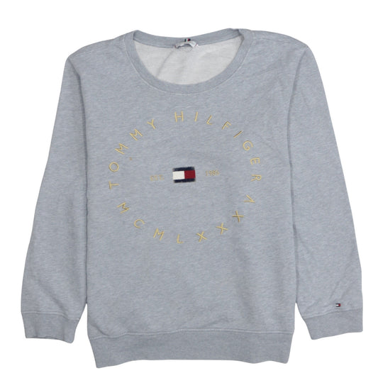 Tommy Hilfiger Men's Grey 2XL Crew Neck Pullover Sweatshirt