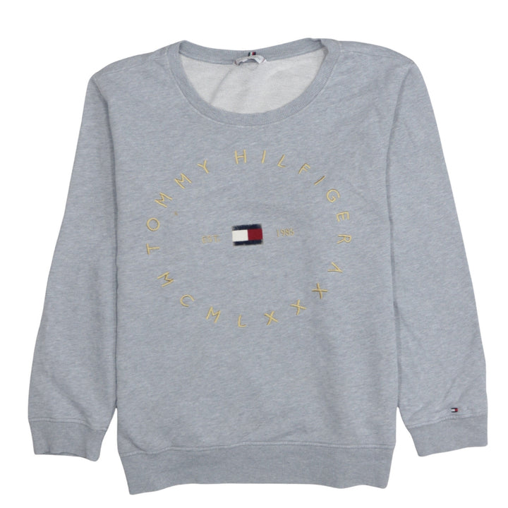 Tommy Hilfiger Men's Grey 2XL Crew Neck Pullover Sweatshirt