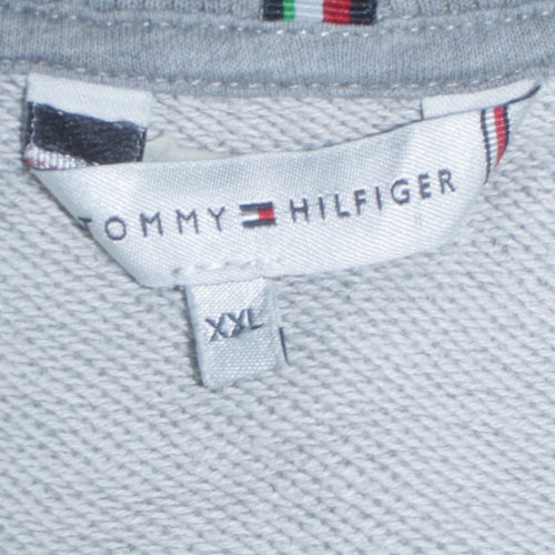 Tommy Hilfiger Men's Grey 2XL Crew Neck Pullover Sweatshirt