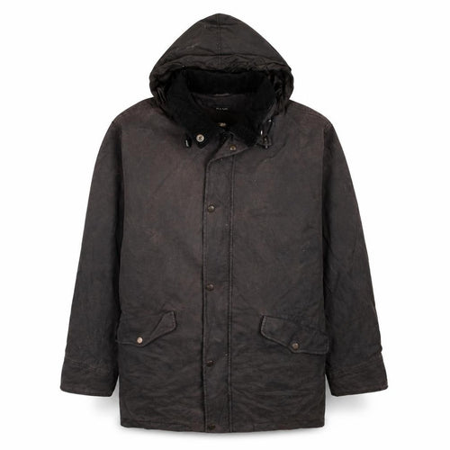 GANT Men's Brown 2XL Hooded Cotton Parka Coat